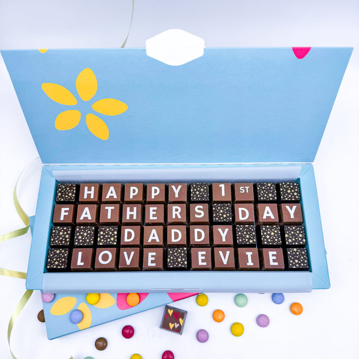 Personalised Chocolate Gift for First Father’s Day