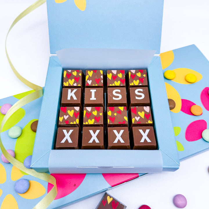Personalised Chocolate Kisses with Your Message
