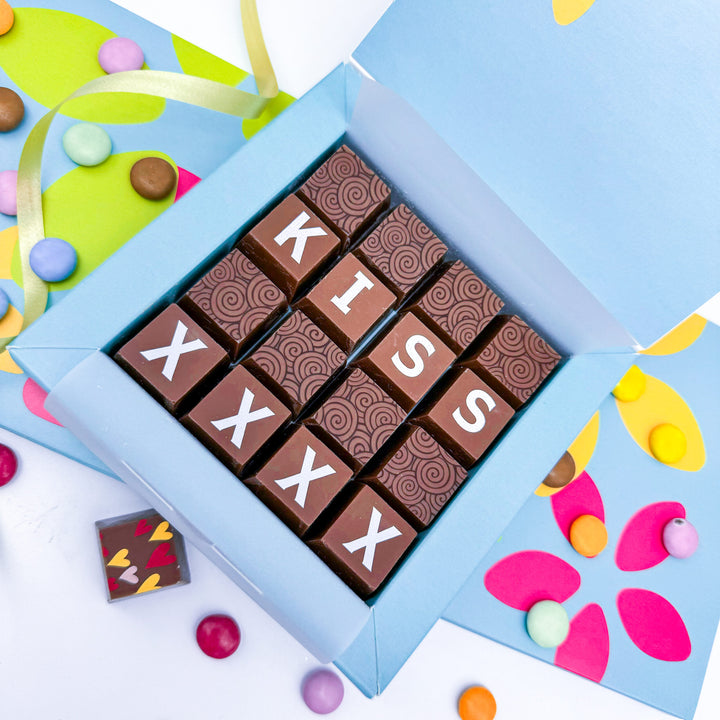 Personalised Chocolate Kisses with Your Message