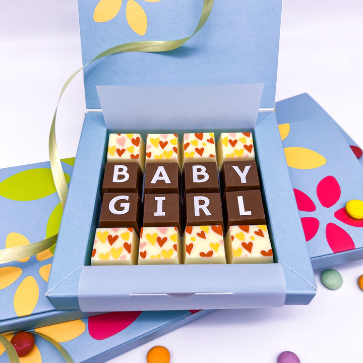 Personalised Baby Girl Chocolate Bar