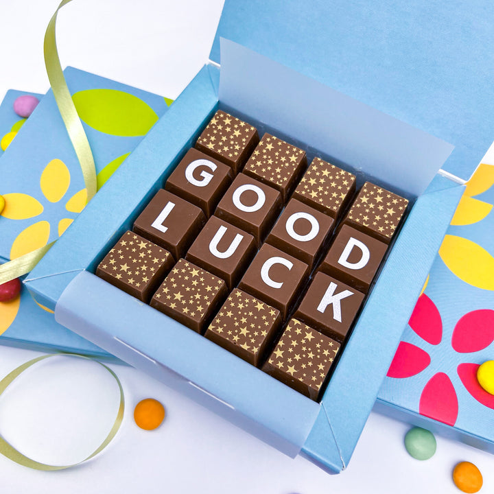 Personalised Good Luck Chocolates