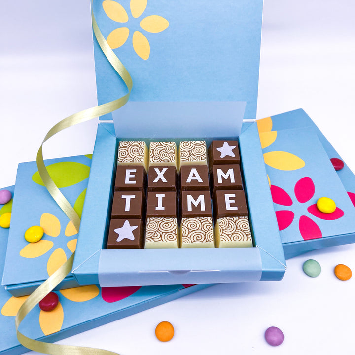 Personalised Exam Message Chocolates