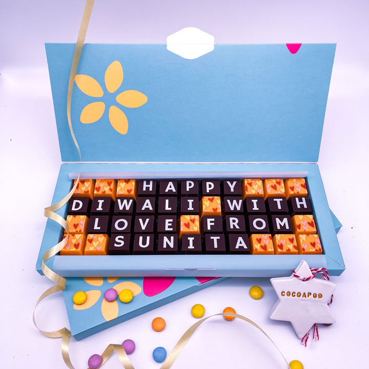 Personalised Diwali Chocolate Box