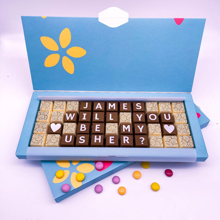 Will You Be My Usher? Belgian Chocolate Gift Box