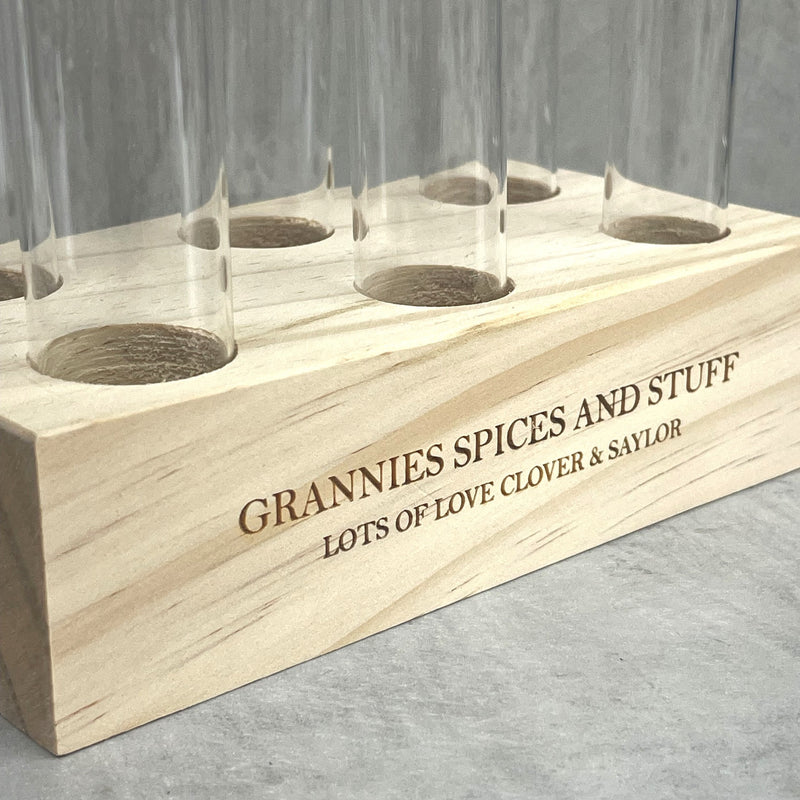 Elegant Herb and Spice Display