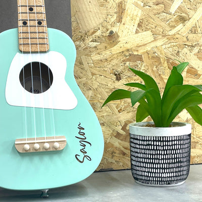 Personalised Wooden Loog Ukulele