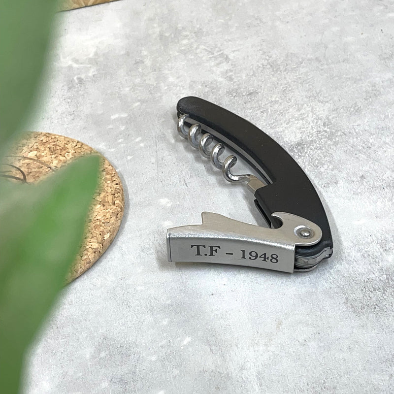 Personalised Corkscrew/Bottle Opener