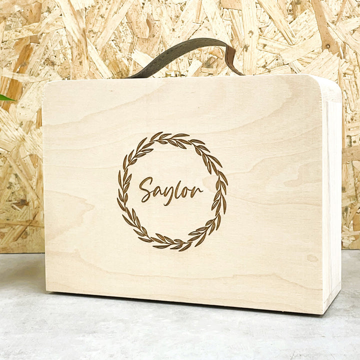 Personalised Wooden Briefcase