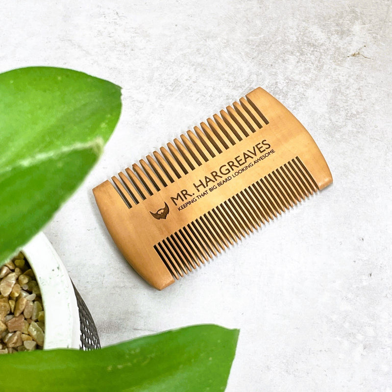 Wooden Beard Comb