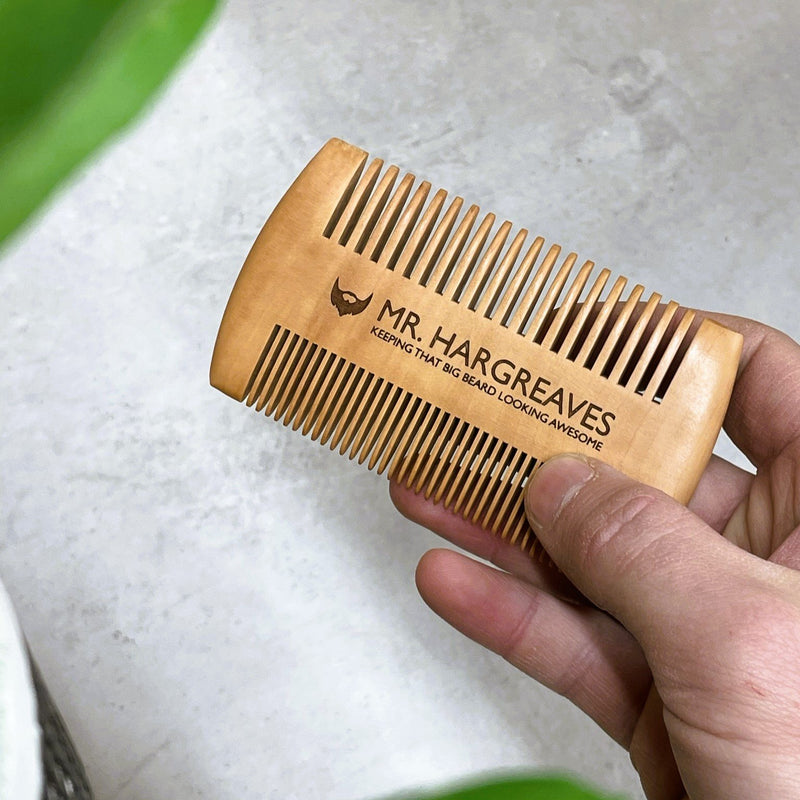 Wooden Beard Comb