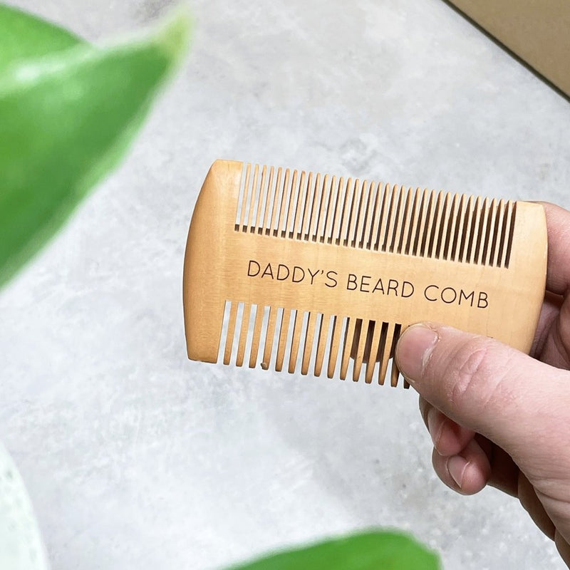 Personalised Wooden Beard Comb
