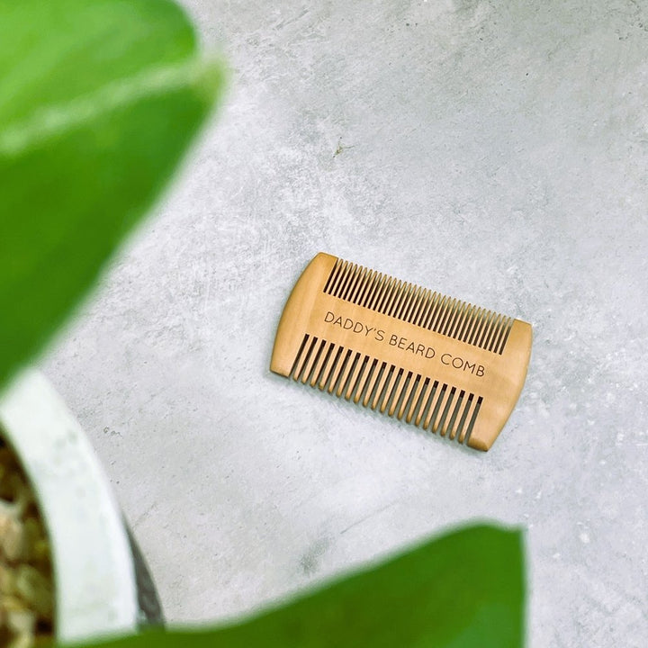 Personalised Wooden Beard Comb
