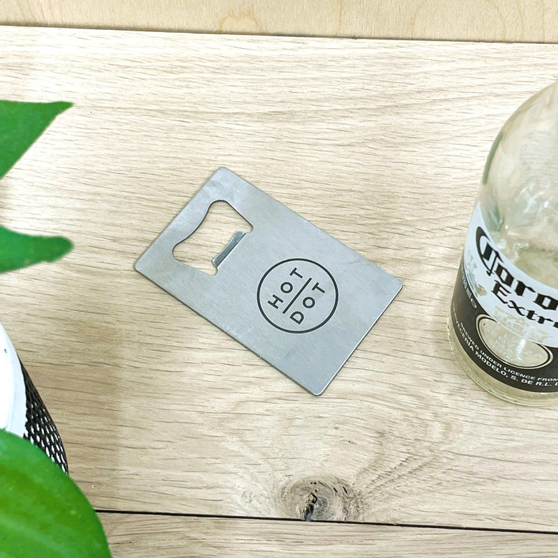 Personalised Flat Metal Bottle Opener