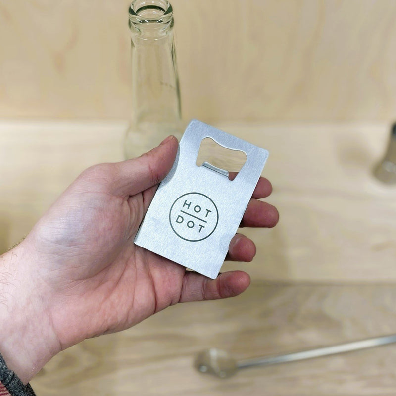 Personalised Flat Metal Bottle Opener