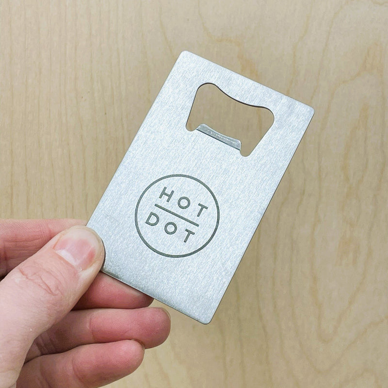 Personalised Flat Metal Bottle Opener