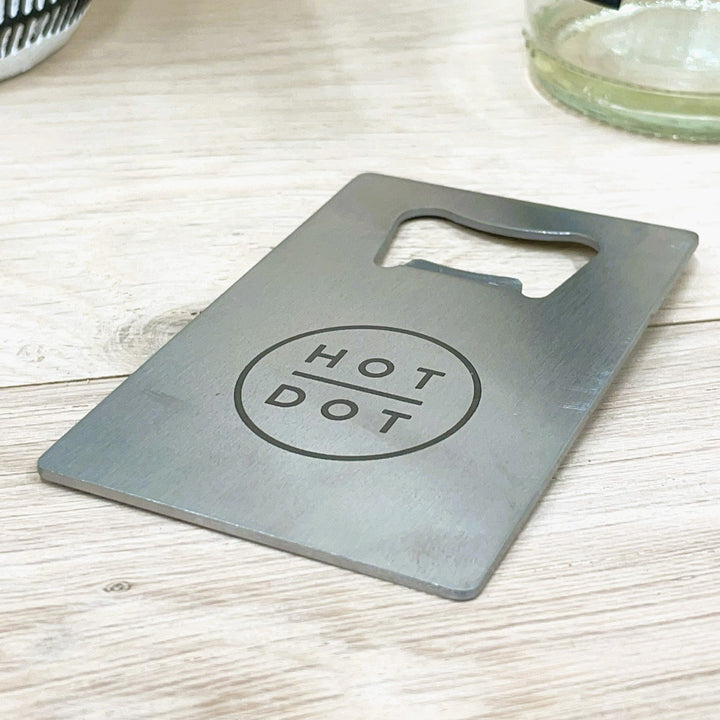 Personalised Flat Metal Bottle Opener