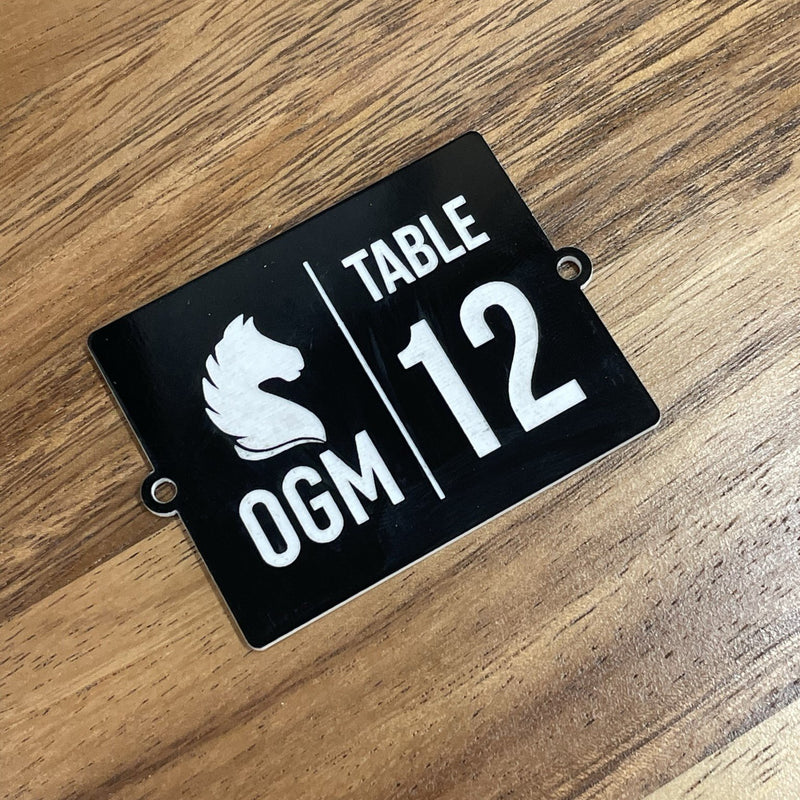 Chic Branded Table Numbers