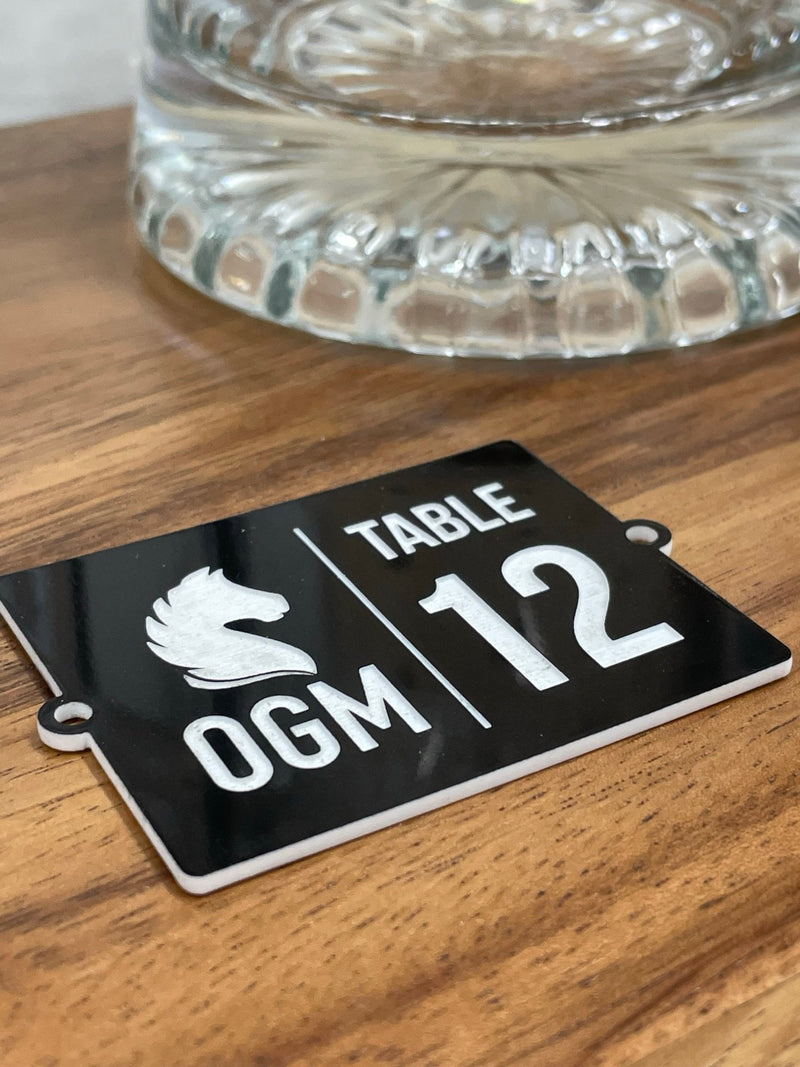 Chic Branded Table Numbers