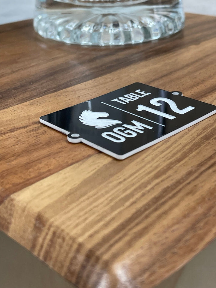 Chic Branded Table Numbers