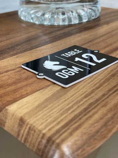 Chic Branded Table Numbers