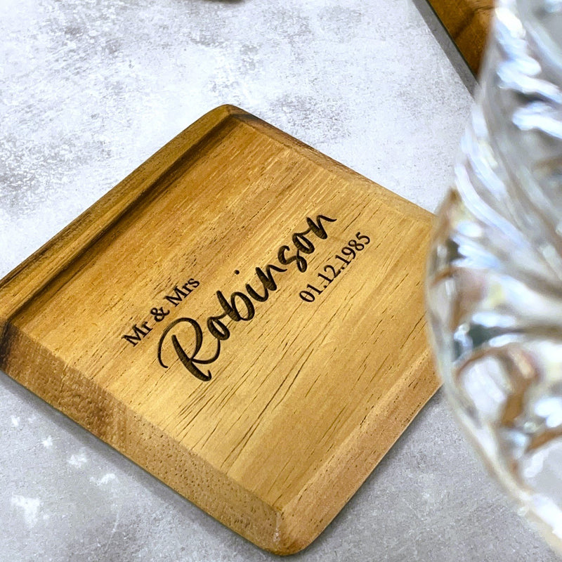 Chic Wooden Coasters