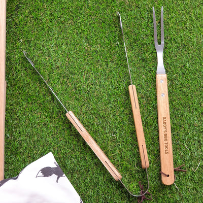 Personalised BBQ Utensils Set