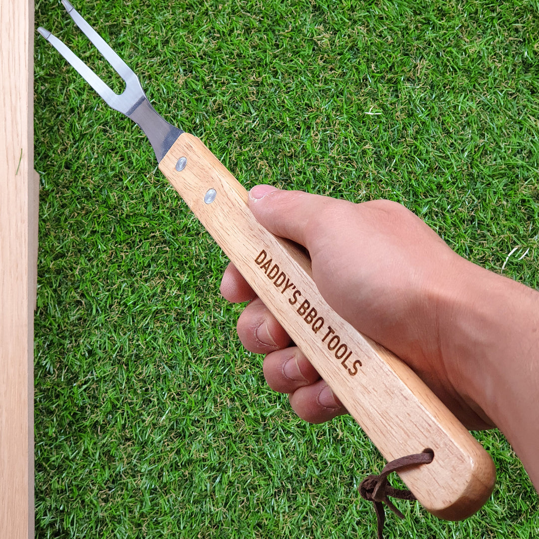 Personalised BBQ Utensils Set