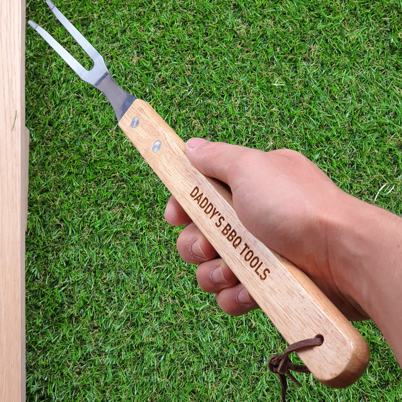 Personalised BBQ Utensils Set