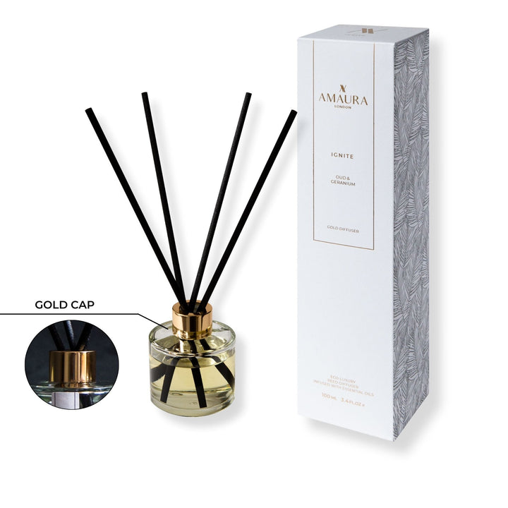 Ignite Luxury Oud & Geranium Reed Diffuser