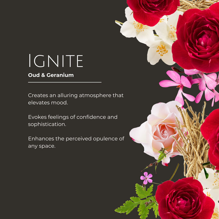 Ignite Luxury Room Mist – Oud & Geranium
