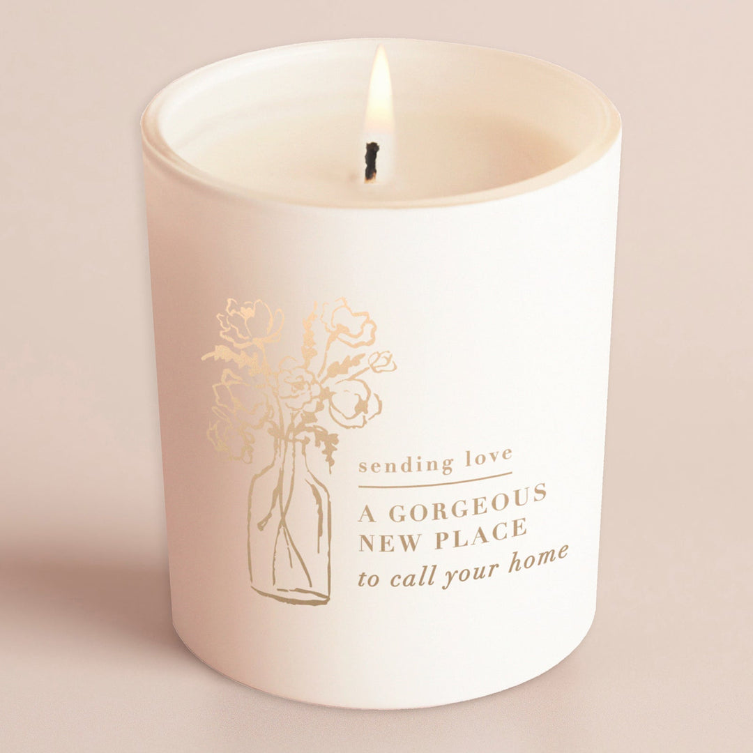 Glow Through Candle Housewarming Gift