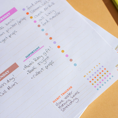 A4 'You Got This' Weekly Planner Pad | with Habit Tracker