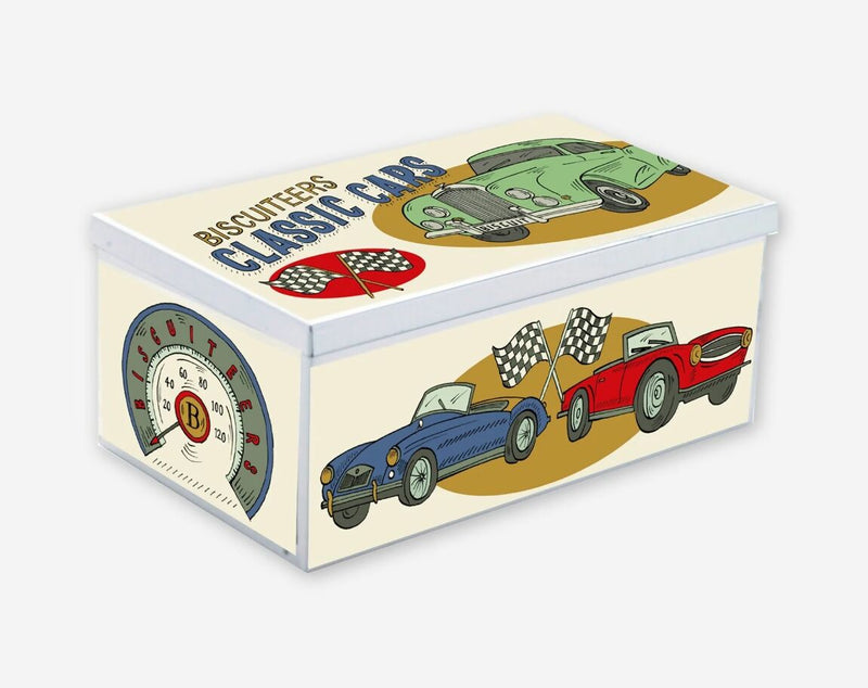 British Classic Cars Biscuit Tin