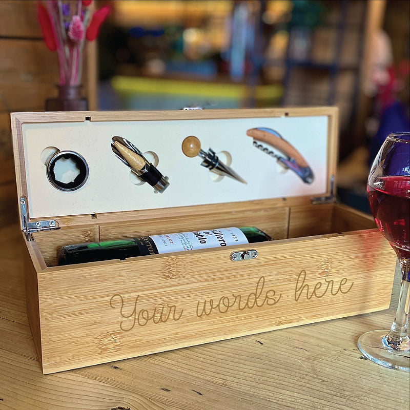 Any Personalisation Wine Bottle Gift Set