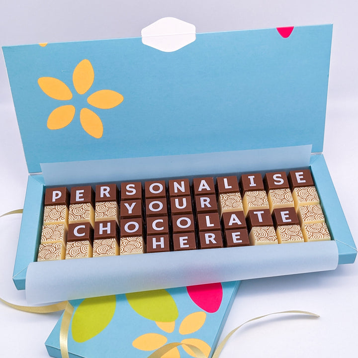 Personalised Belgian Chocolate Message Box