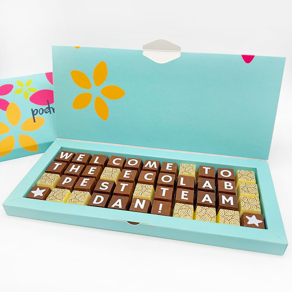 Large Custom Chocolate Box for Teams & Clients
