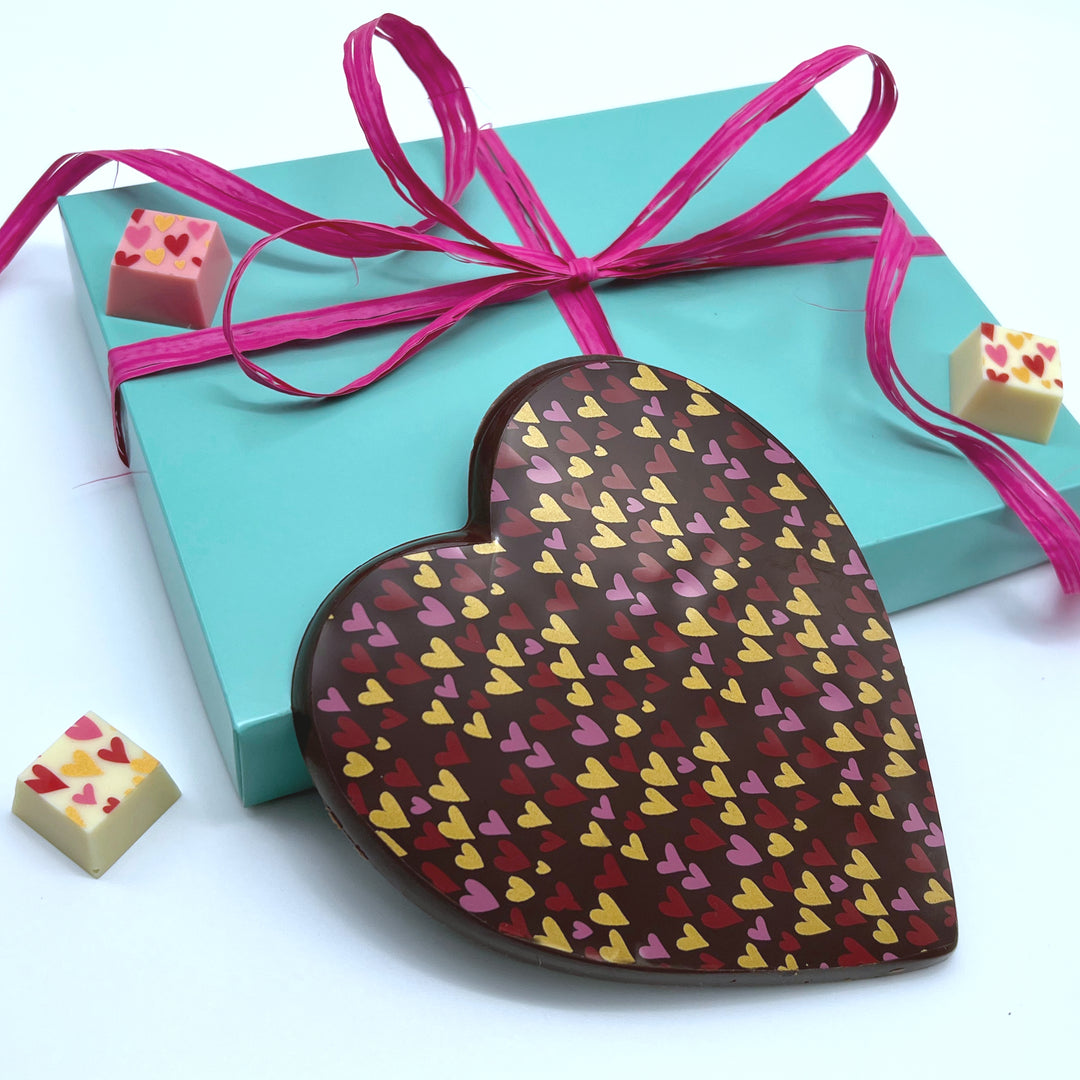 Large Solid Dark Chocolate Heart