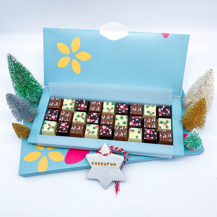 Festive Mosaic Christmas Chocolate Selection