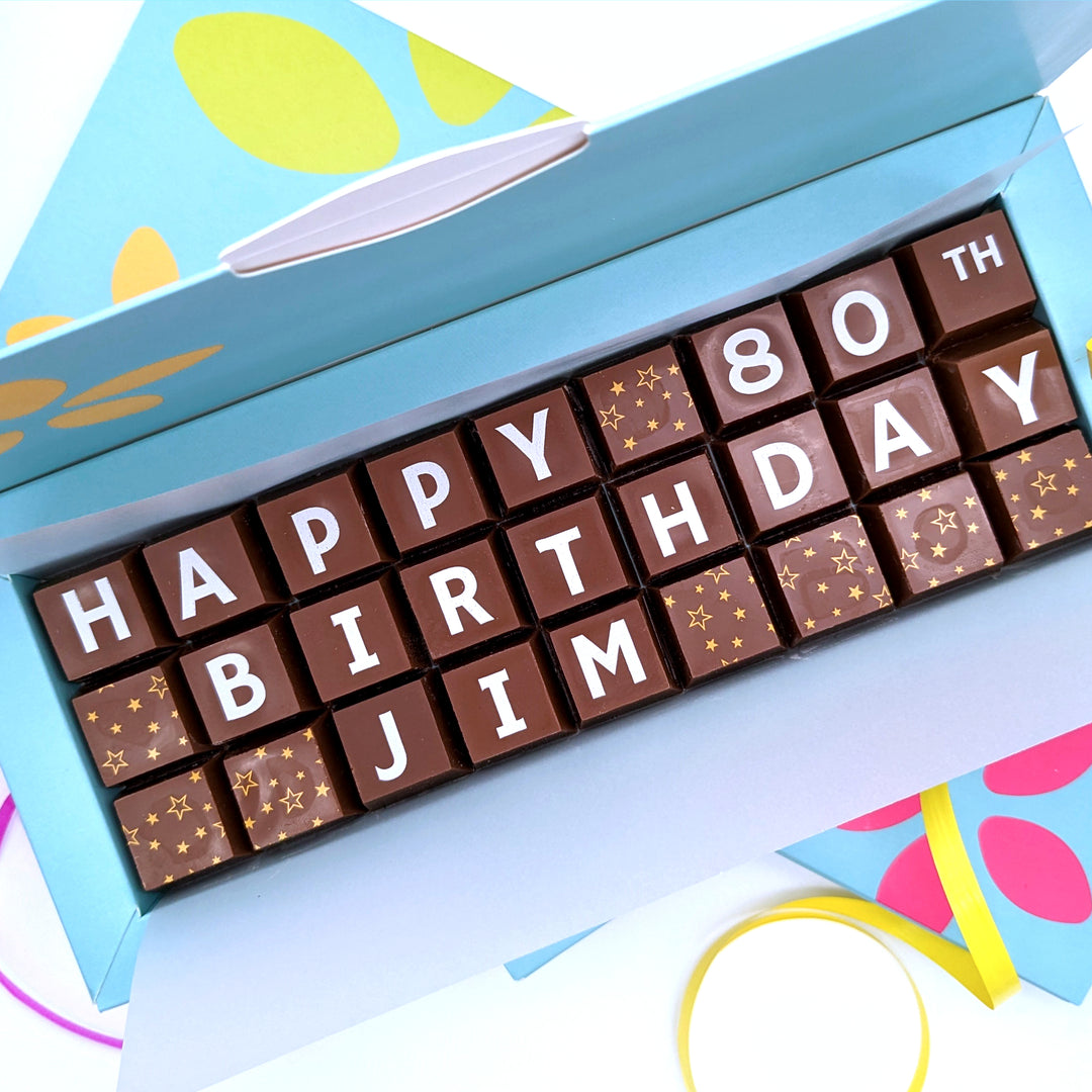 Personalised Birthday Chocolate Box