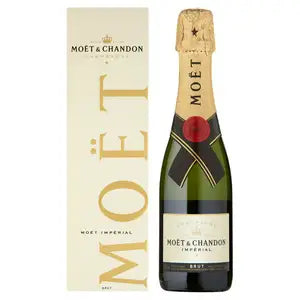 Chocolate Brownie Variety Box & Mini Moet Gift Set