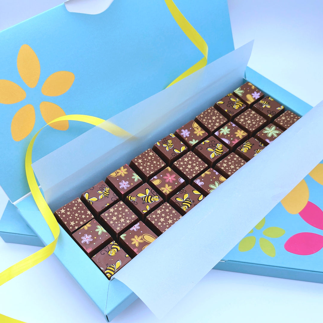 Charming Bee & Flower Chocolate Box