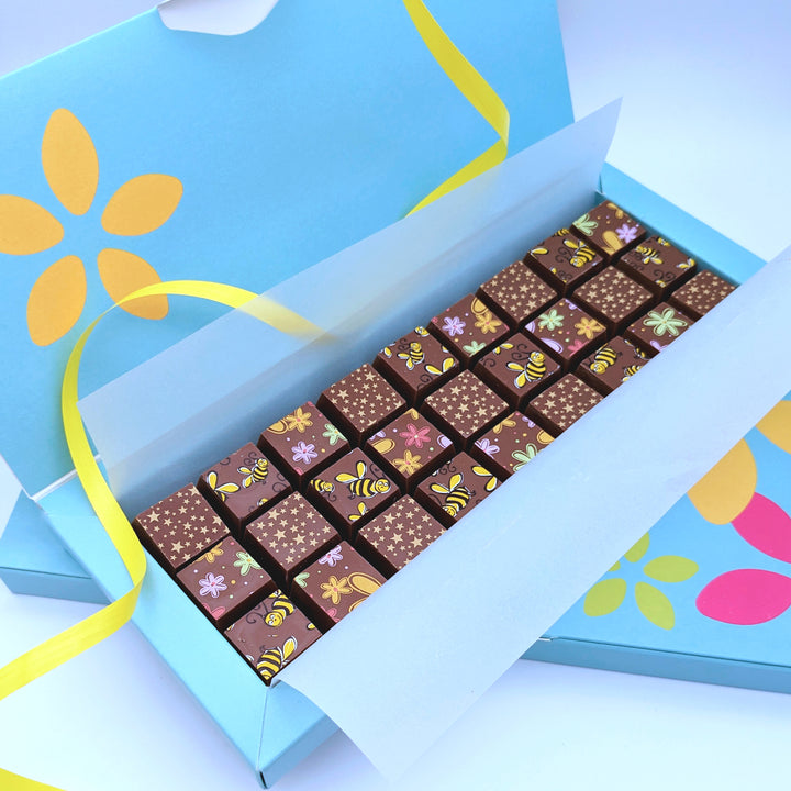 Charming Bee & Flower Chocolate Box