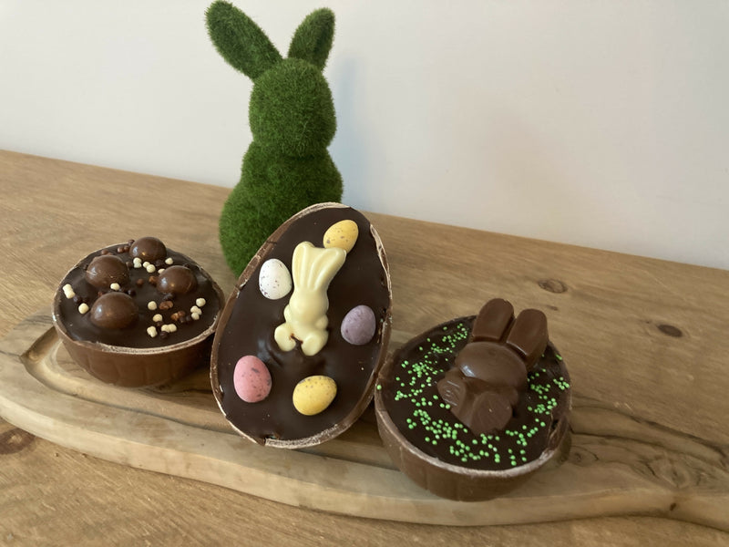 Cake filled Chocolate Easter Egg