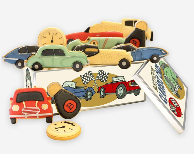 British Classic Cars Biscuit Tin