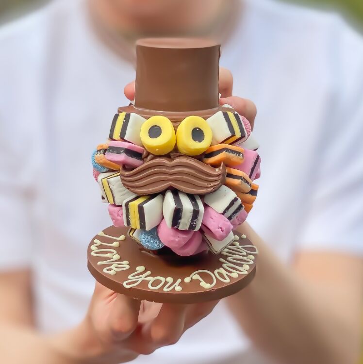 Liquorice Allsorts® Head with Hat and Moustache