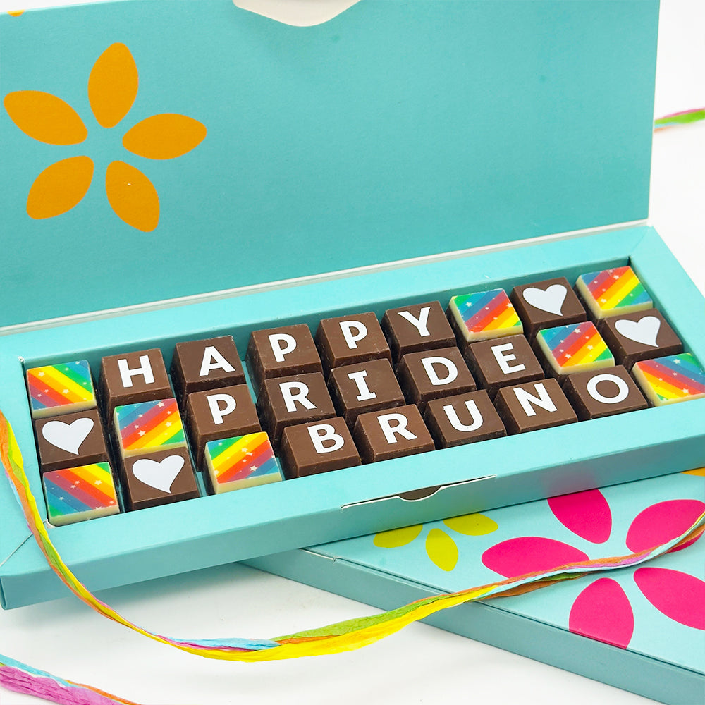 Personalised Pride Chocolate Box