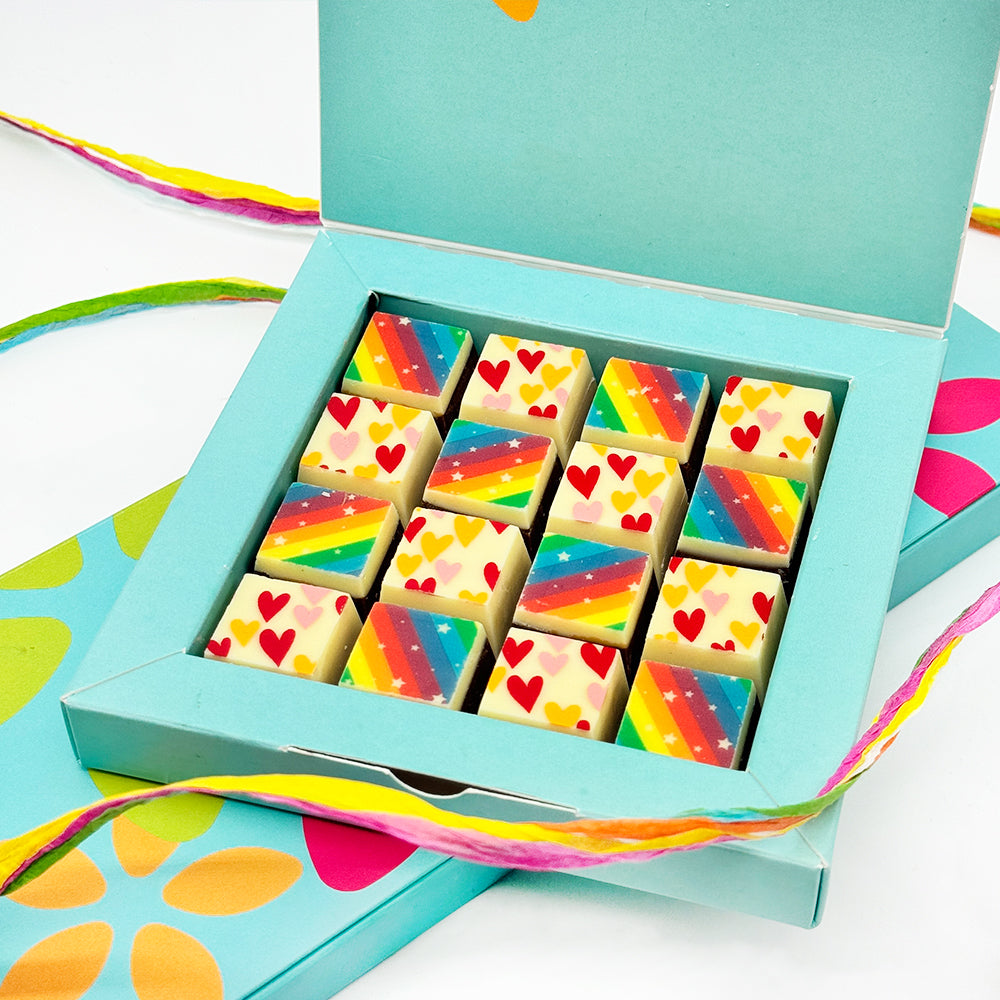 Rainbow & Heart Mosaic Keepsake Box