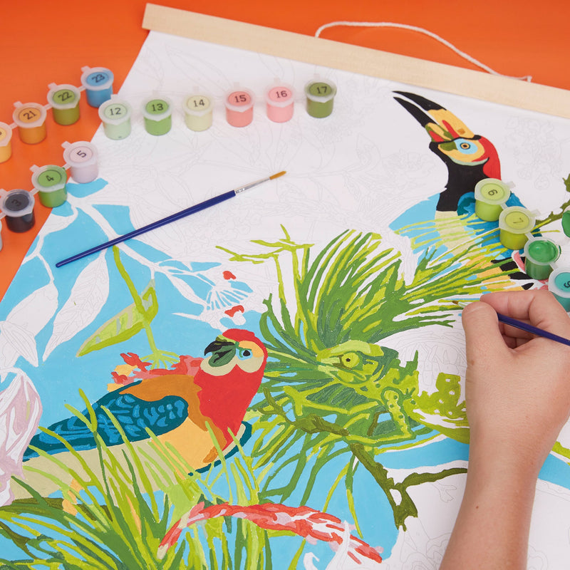 RHS Tropical Birds Paint By Numbers Kit