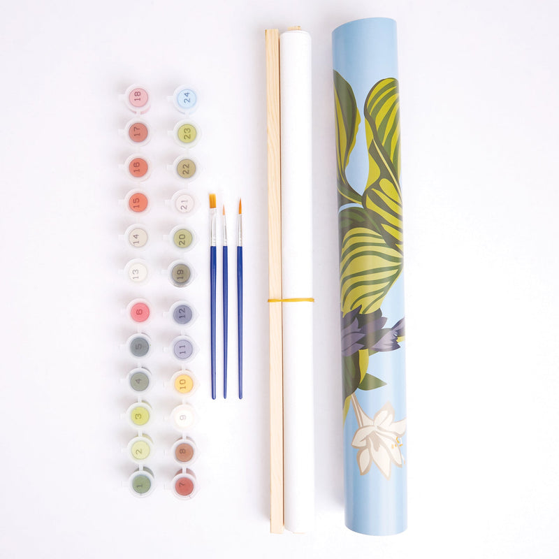 Exotic Floral Paint By Numbers Kit