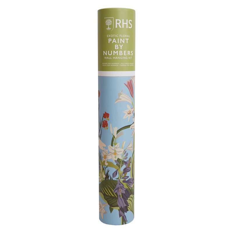 Exotic Floral Paint By Numbers Kit